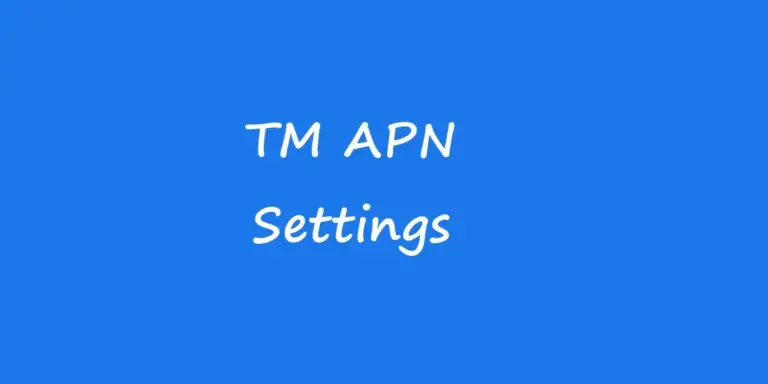 TM APN Settings
