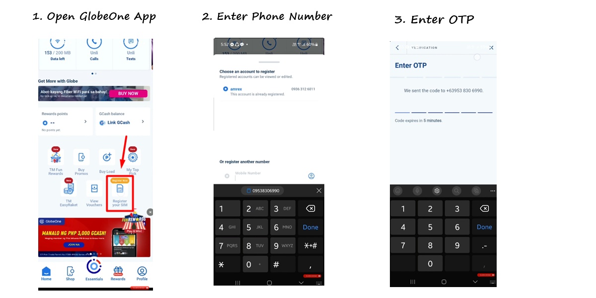 tm registration via app