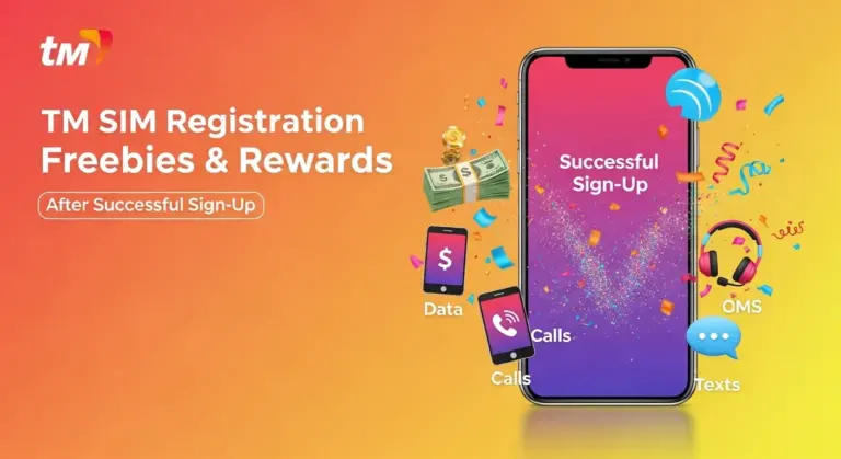 TM SIM Registration Freebies & Rewards After Successful Sign-Up